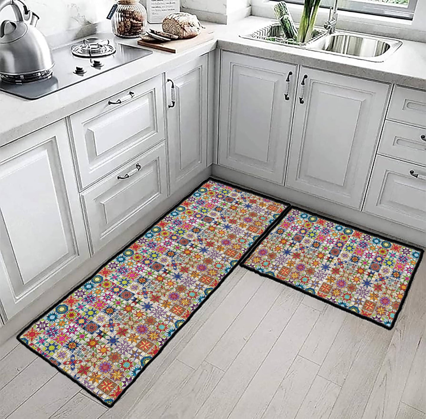 Shineful Ultra-Thin Non Skid Floor Mat, Kitchen Rugs