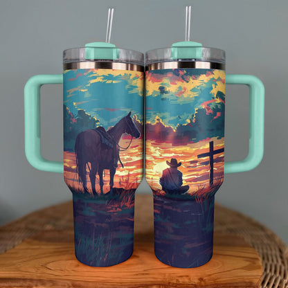 Shineful Tumbler Cowboy Lullaby