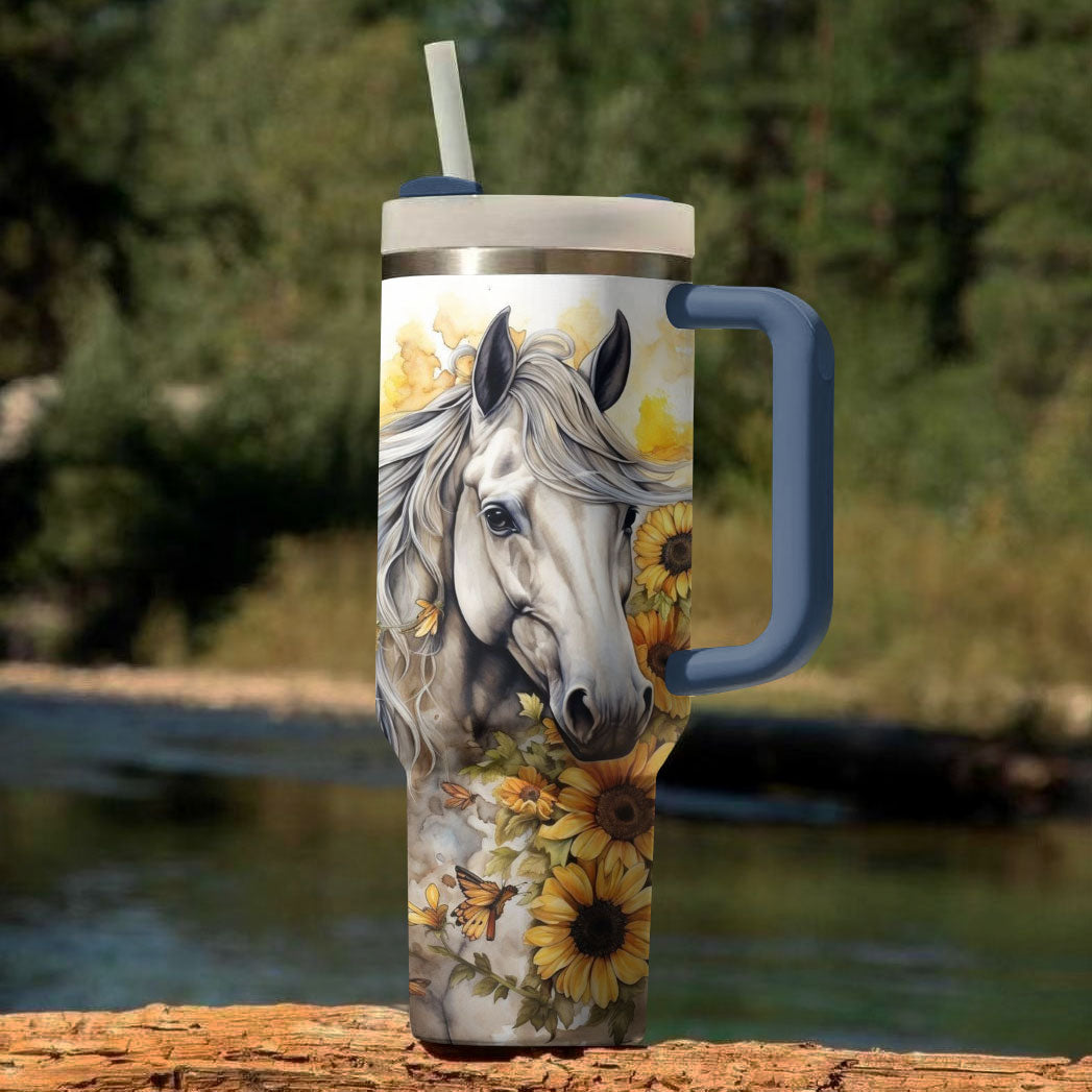 Shineful Tumbler Sunflower Horse