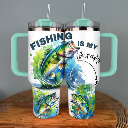 Shineful Tumbler Therapy Fishing