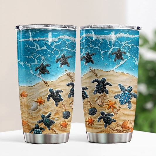 Shineful 20oz Tumbler Sea Turtle Journey