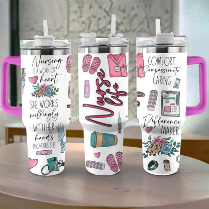 Shineful Tumbler Nurse Life