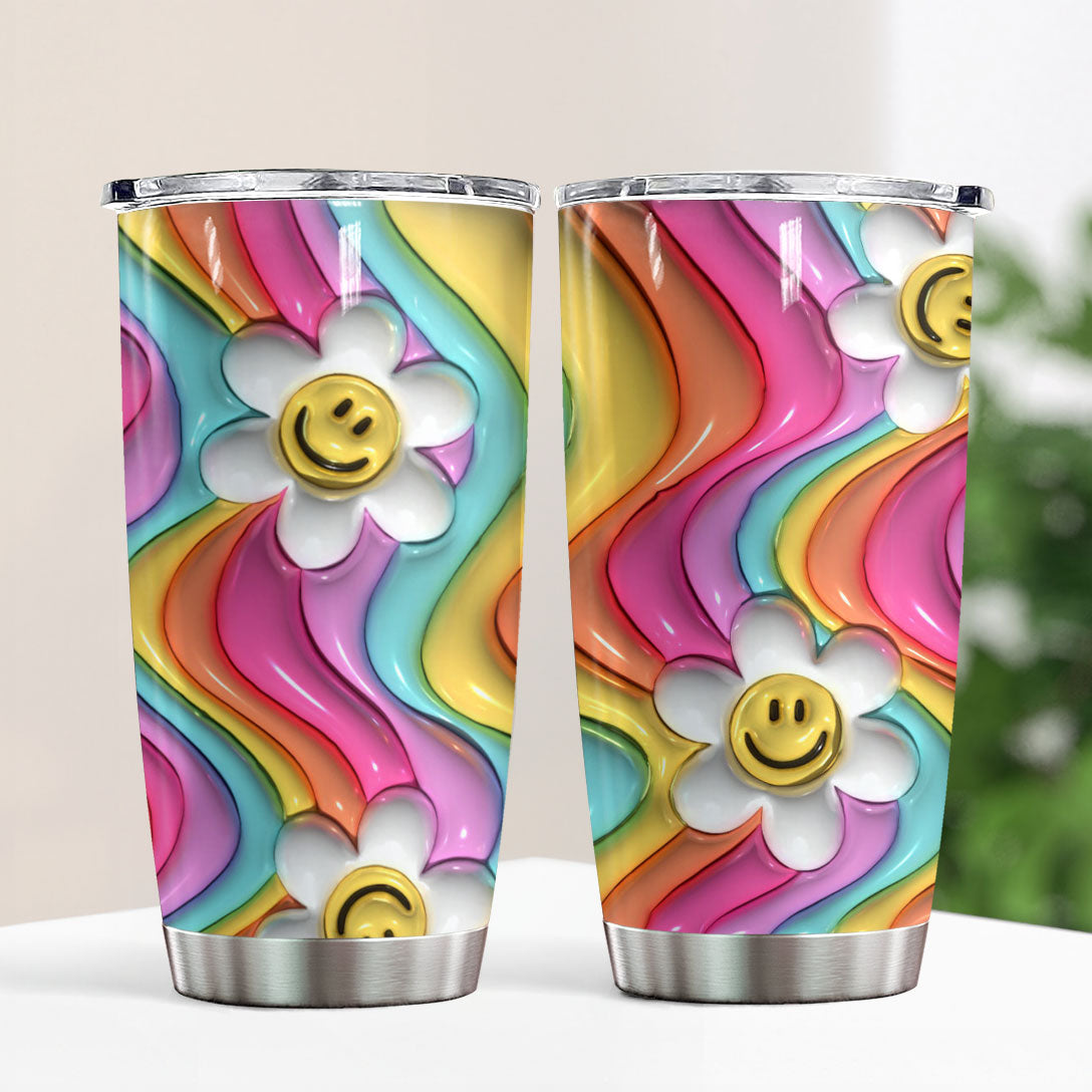 Shineful 20oz Tumbler Puffy Smiley