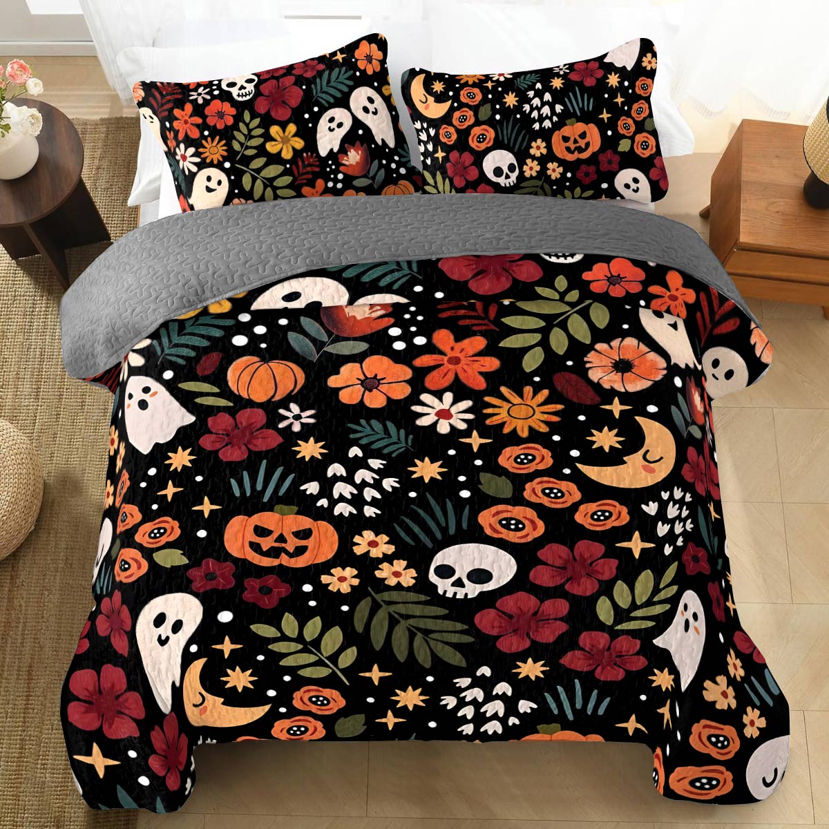 Shineful All Season Quilt 3-teiliges Set Spooky Chic (Ausverkauf)