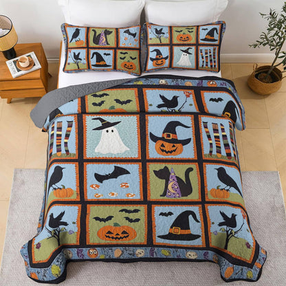 Shineful All Season Quilt 3-Piece Set Ghostly Gathering