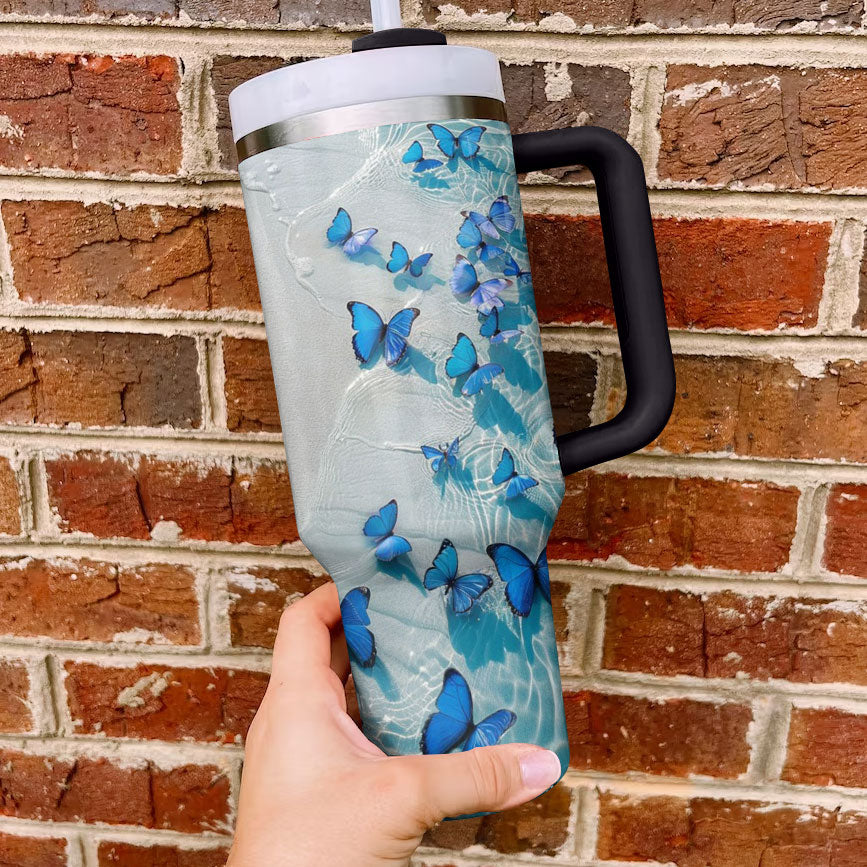 Shineful Tumbler BLue Flutter