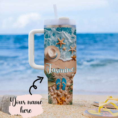 Shineful Tumbler Personalized Seaside