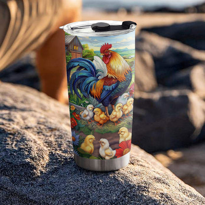 Shineful 20oz Tumbler Chicken Fam