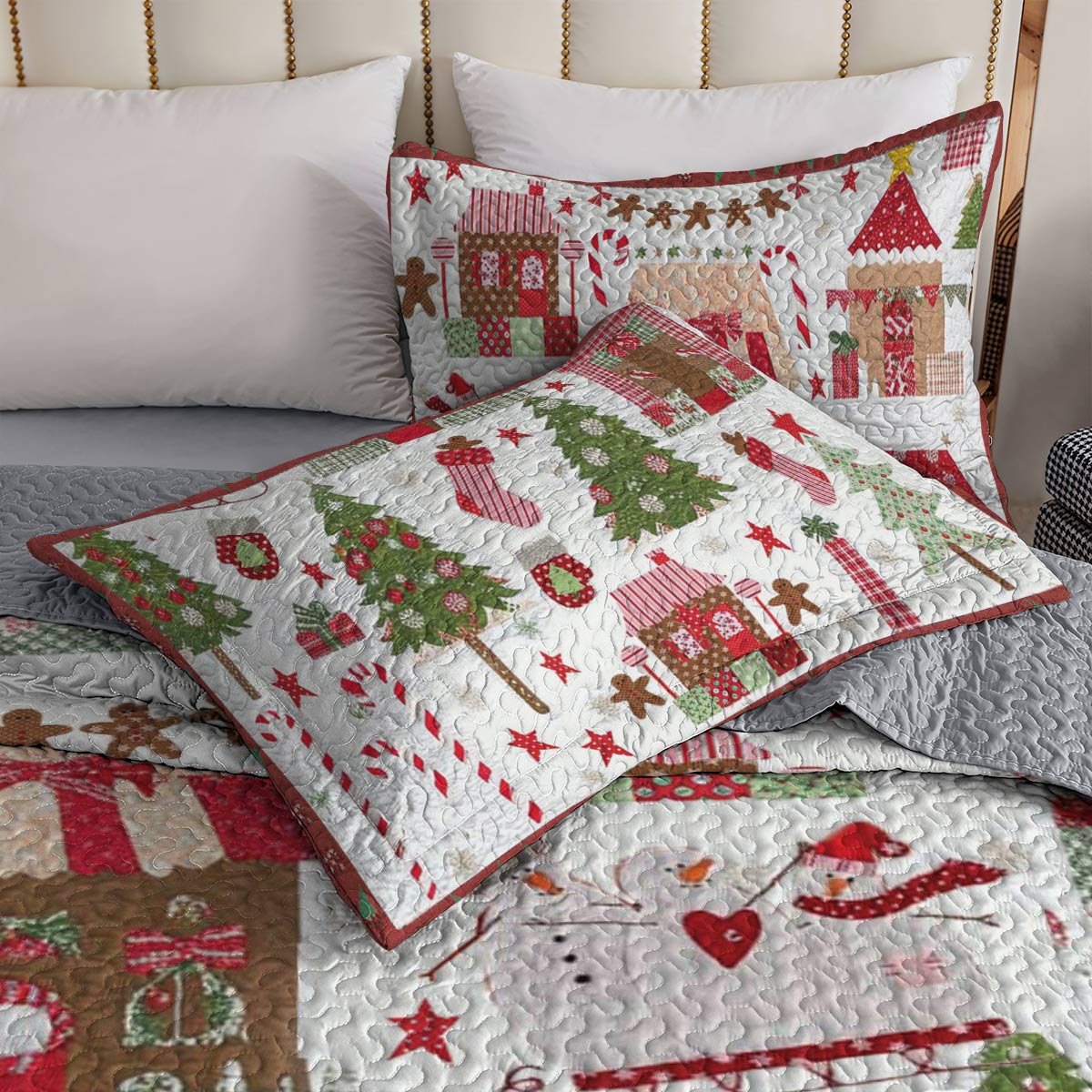 Shineful All Season Quilt 3-Piece Set Noel Wonderland