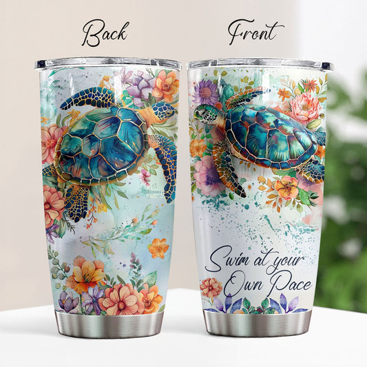 Shineful 20oz Tumbler Own Pace