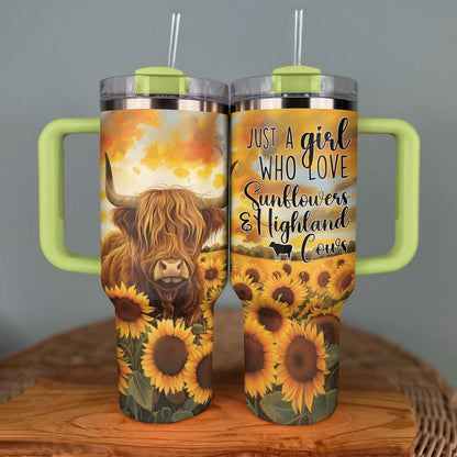 Shineful Tumbler Sunflower Cow Ver2