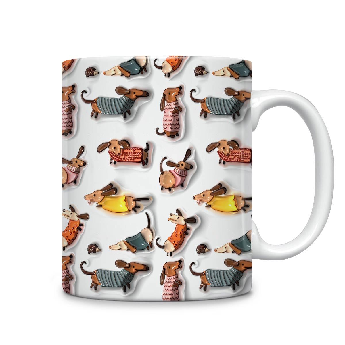 Shineful Ceramic Mug Naughty Dachshunds