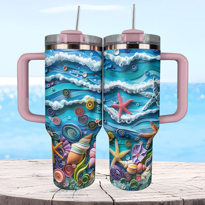 Shineful Tumbler Seaside Whimsy