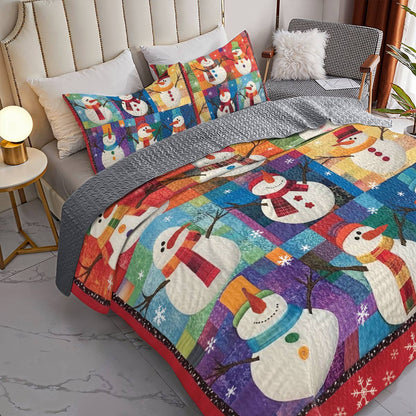 Shineful All Season Quilt 3-Piece Set First Snow