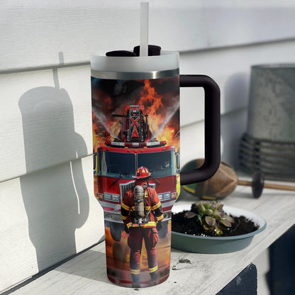 Shineful Tumbler Firefighter Heroic Tribute