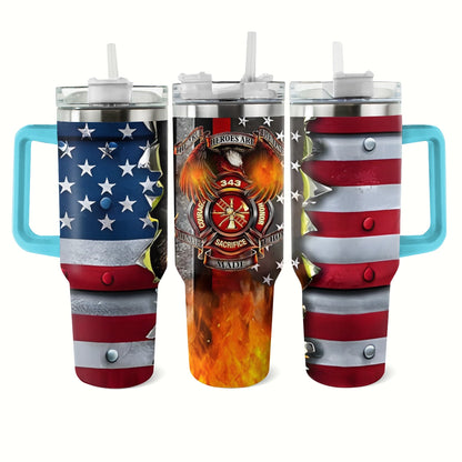 Shineful Tumbler Firefighter Valor Tribute