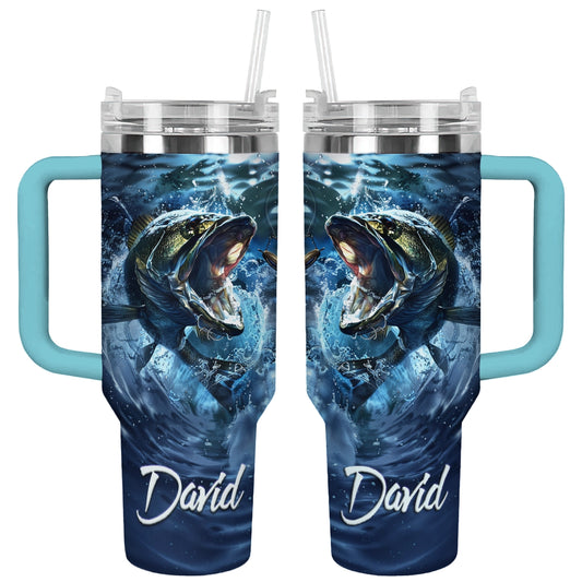 Shineful Tumbler Personalized Fishing Life