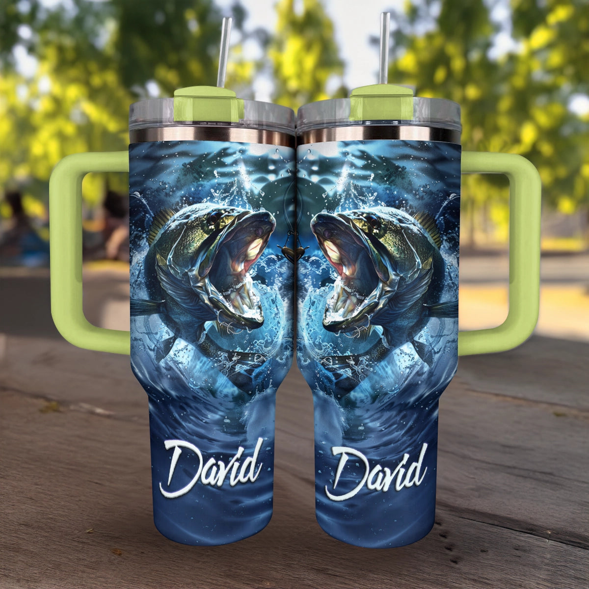 Shineful Tumbler Personalized Fishing Life