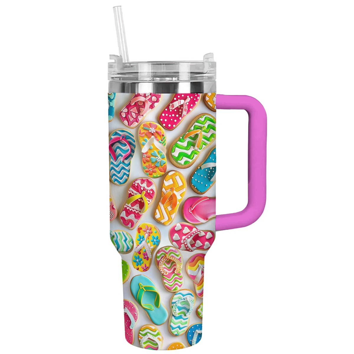 Shineful Tumbler Pretty Flip Flops