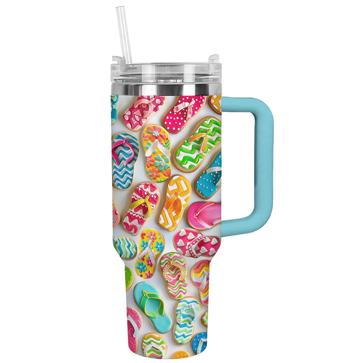 Shineful Tumbler Pretty Flip Flops