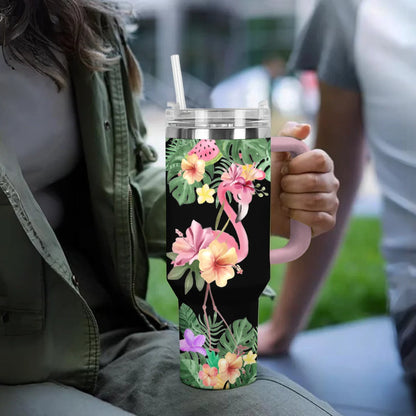 Flamingo 40 Oz Shineful™ Tumbler Aloha Spirit Mn8 40Oz