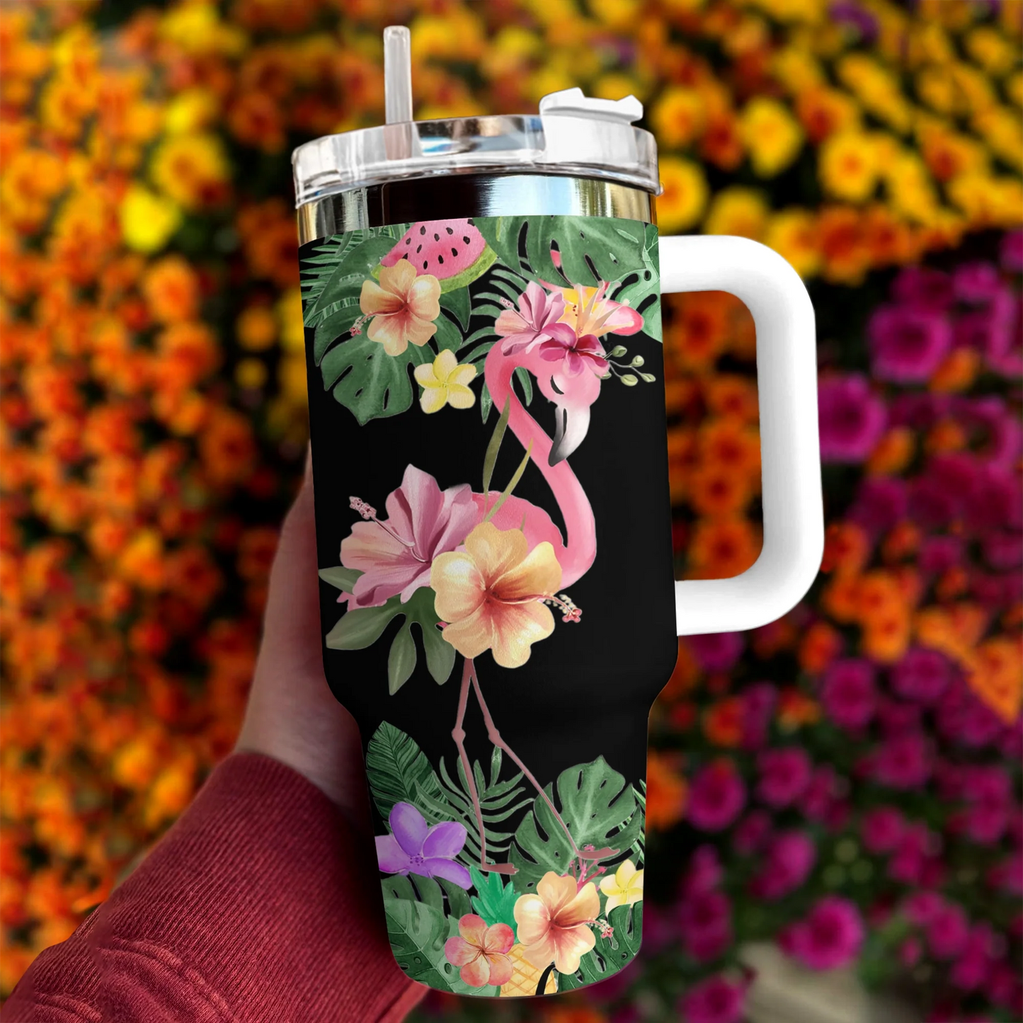 Flamingo 40 Oz Shineful™ Tumbler Aloha Spirit Mn8 40Oz