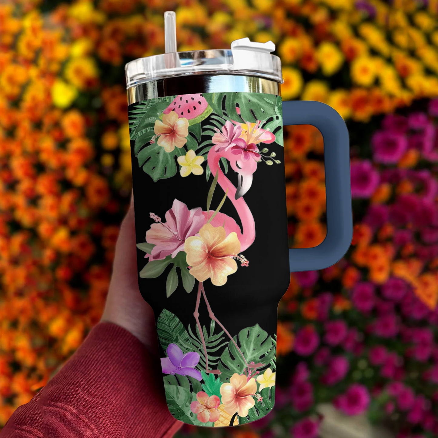 Flamingo 40 Oz Shineful™ Tumbler Aloha Spirit Mn8 40Oz