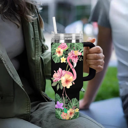 Flamingo 40 Oz Shineful™ Tumbler Aloha Spirit Mn8 40Oz