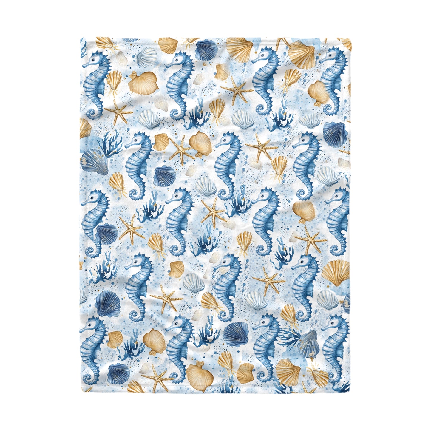 Shineful Fleece Blanket Seahorse Marine Dream