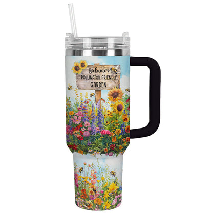 Shineful Tumbler Personalized My Pollinator Friendly Garden