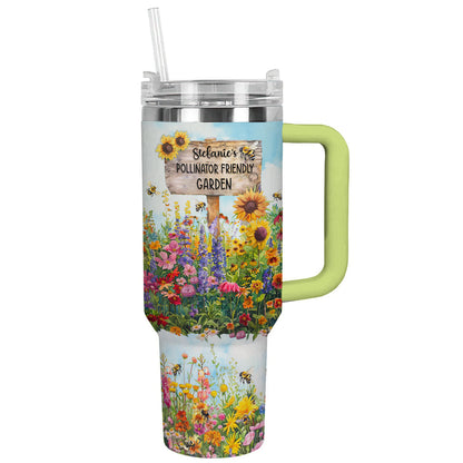 Shineful Tumbler Personalized My Pollinator Friendly Garden