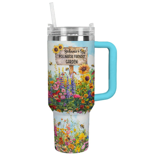 Shineful Tumbler Personalized My Pollinator Friendly Garden