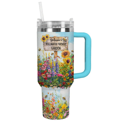 Shineful Tumbler Personalized My Pollinator Friendly Garden