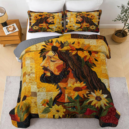 Shineful All Season Quilt 3-Piece Set Sunshine Jesus