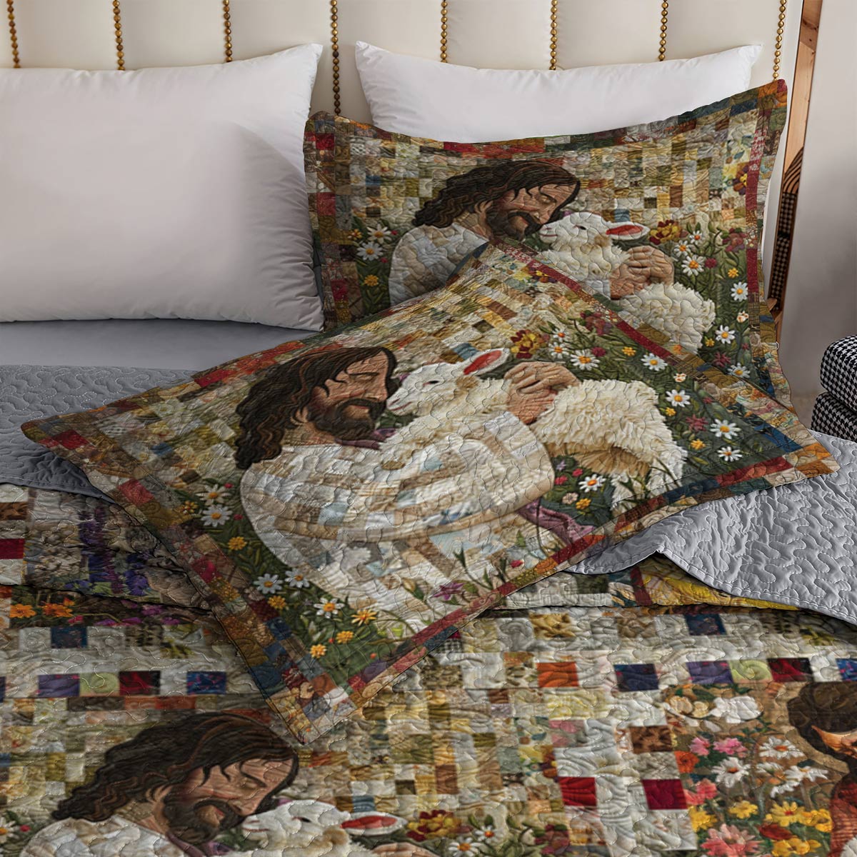 Shineful All Season Quilt 3-Piece Set God Finding My Soul