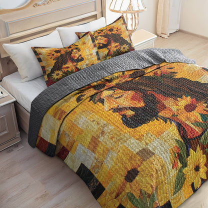 Shineful All Season Quilt 3-Piece Set Sunshine Jesus