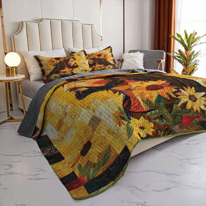 Shineful All Season Quilt 3-Piece Set Sunshine Jesus