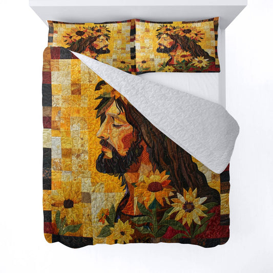 Shineful All Season Quilt 3-Piece Set Sunshine Jesus