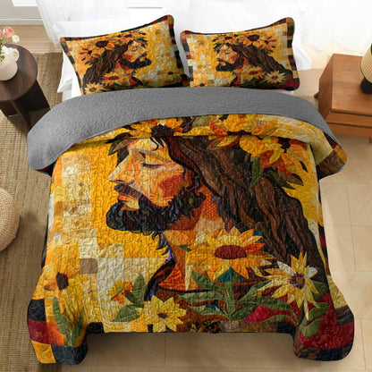 Shineful All Season Quilt 3-Piece Set Sunshine Jesus