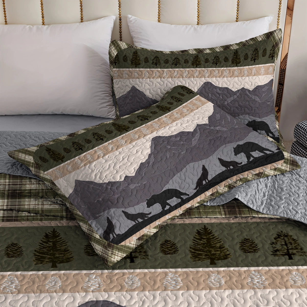 Shineful All Season Quilt 3-Piece Set - Winter Wilderness