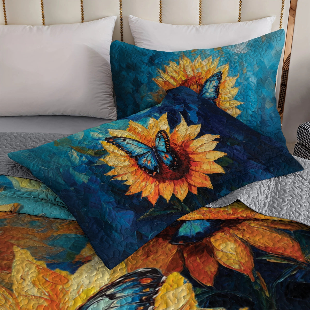 Shineful All Season Quilt 3-Piece Set - Sunflower Serenade