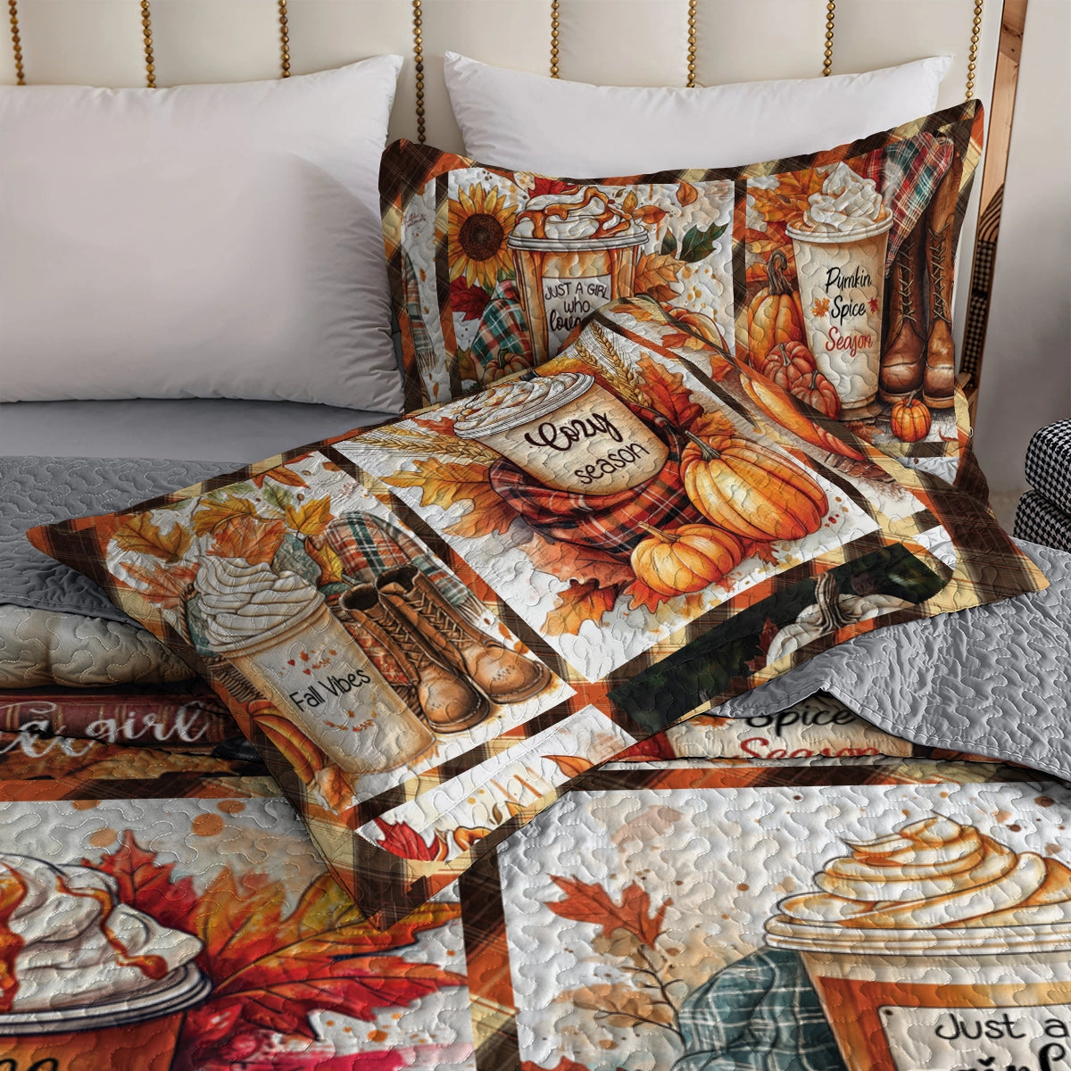 Shineful All Season Quilt 3-Piece Set - Cozy Autumn Nights