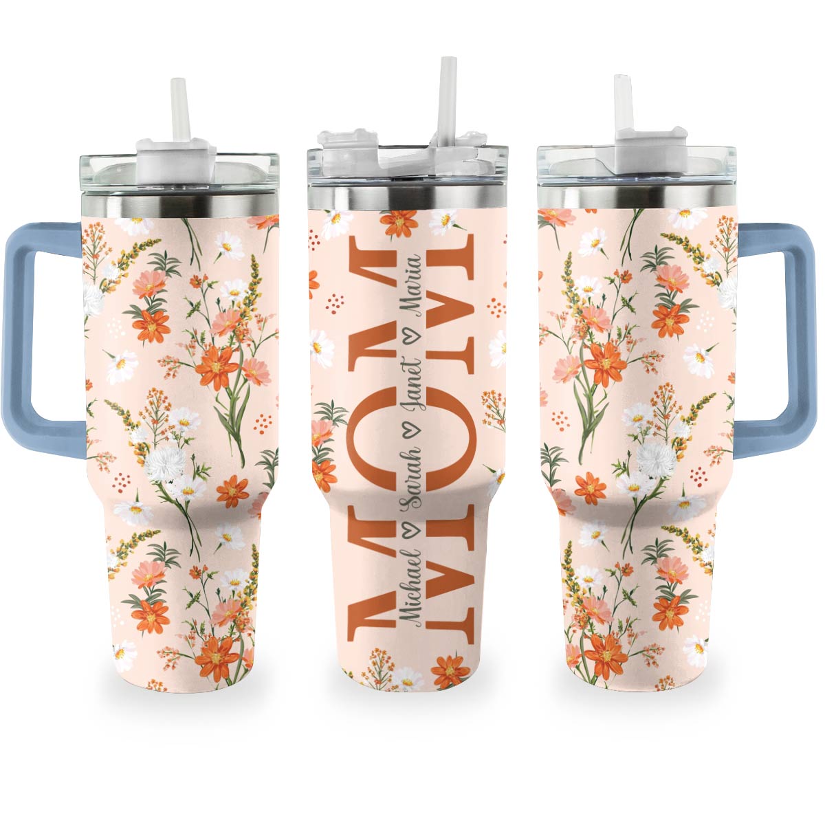 Shineful Tumbler Beautiful Flowers Mom