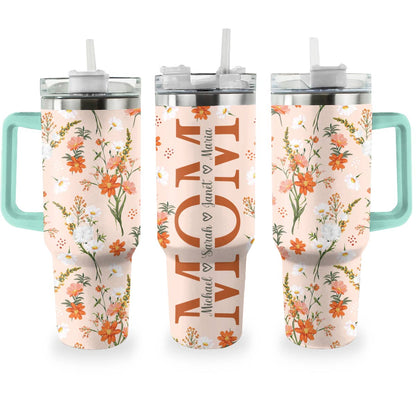 Shineful Tumbler Beautiful Flowers Mom