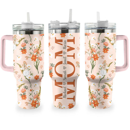 Shineful Tumbler Beautiful Flowers Mom