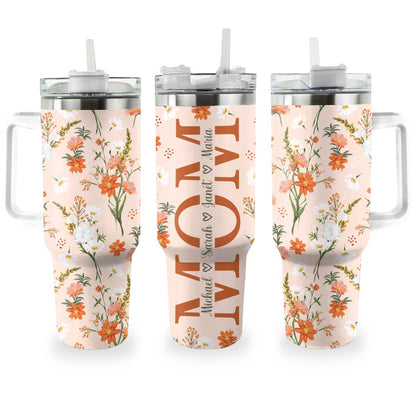 Shineful Tumbler Beautiful Flowers Mom