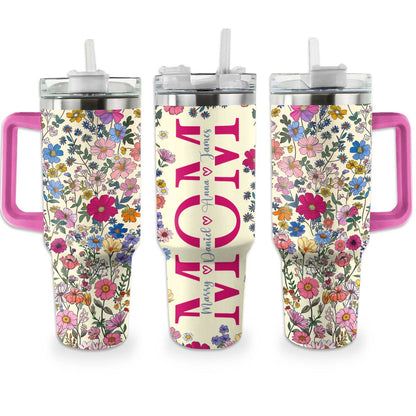 Shineful Tumbler Charming Flowers Mom