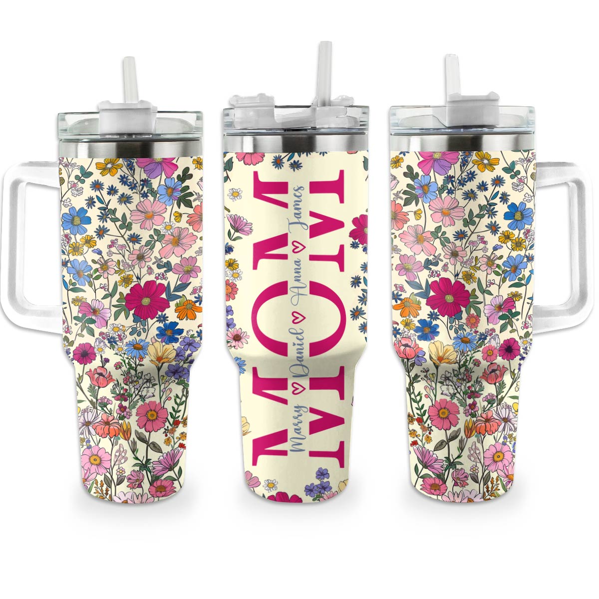 Shineful Tumbler Charming Flowers Mom