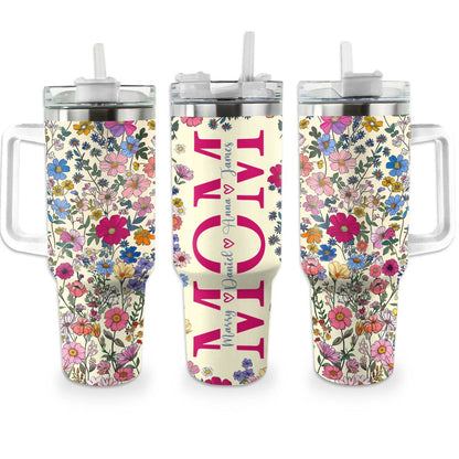 Shineful Tumbler Charming Flowers Mom