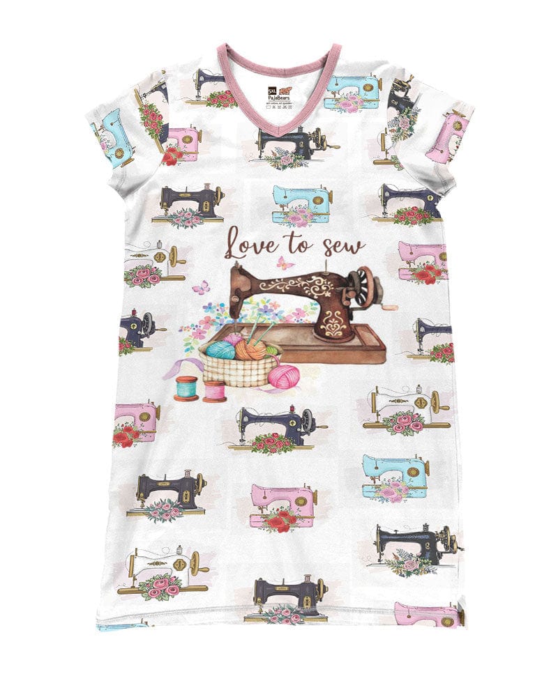 Sewing Shineful® V-Neck Nightshirts Love To Sew Tl10